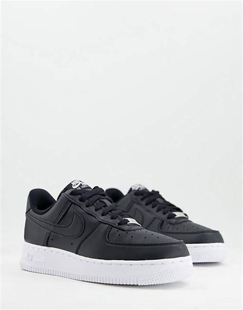 nike airforce zwart witte zool|air force 1 schoenen.